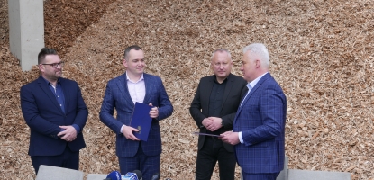 Podpisanie umowy na budowę kotła na biomasę o mocy nominalnej 3 MW wraz z infrastrukturą techniczną