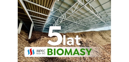 Mija 5 lat od pierwszej dostawy biomasy do MPEC Nowy Sącz!